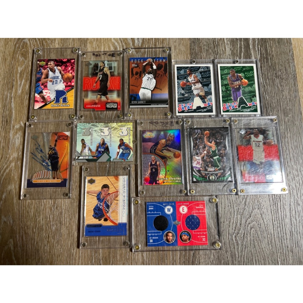 Upper Deck Topps Basketball Card Lot Mixed OS Antawn Jamison Auto Relics Inserts